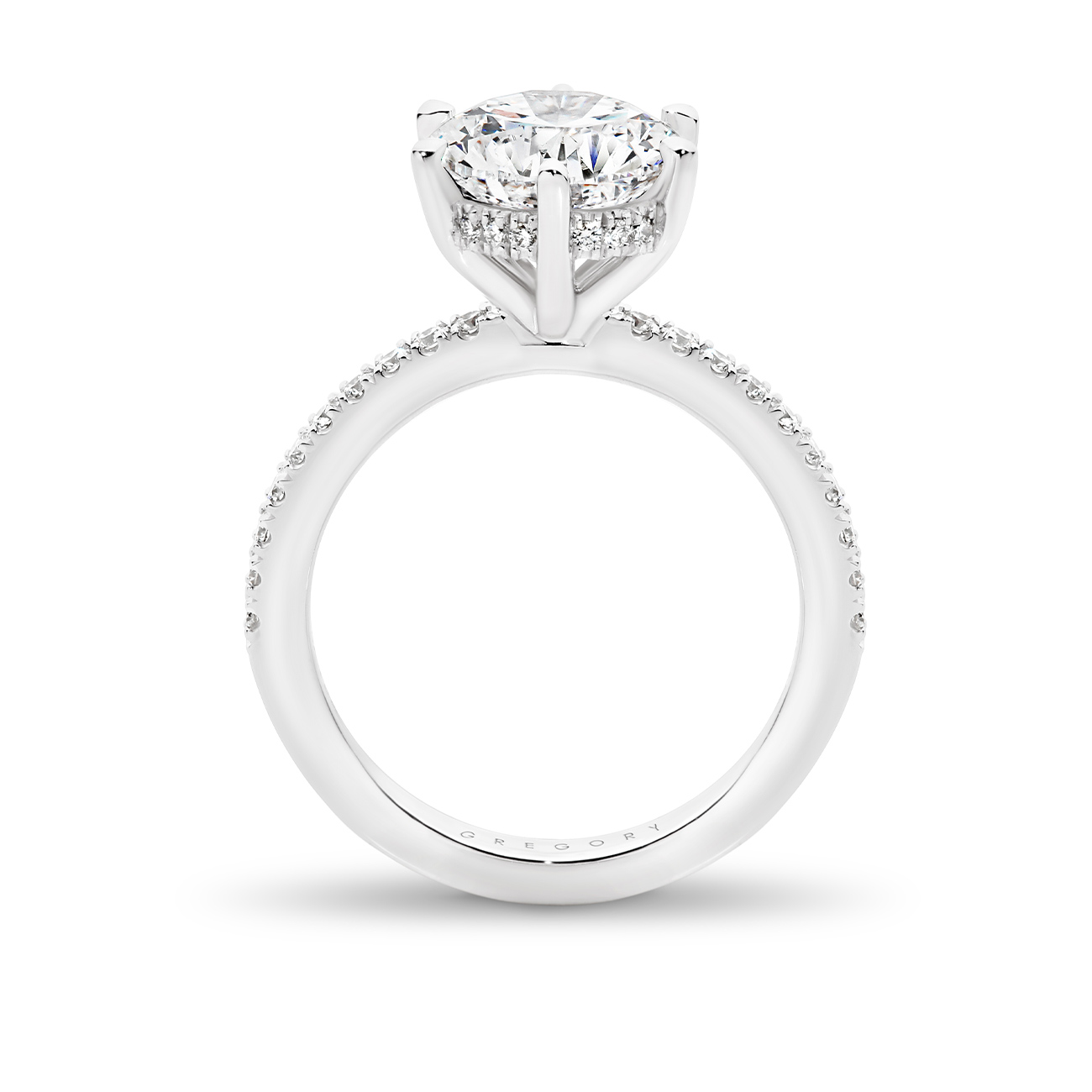 Round Brilliant Solitaire Diamond Engagement Ring