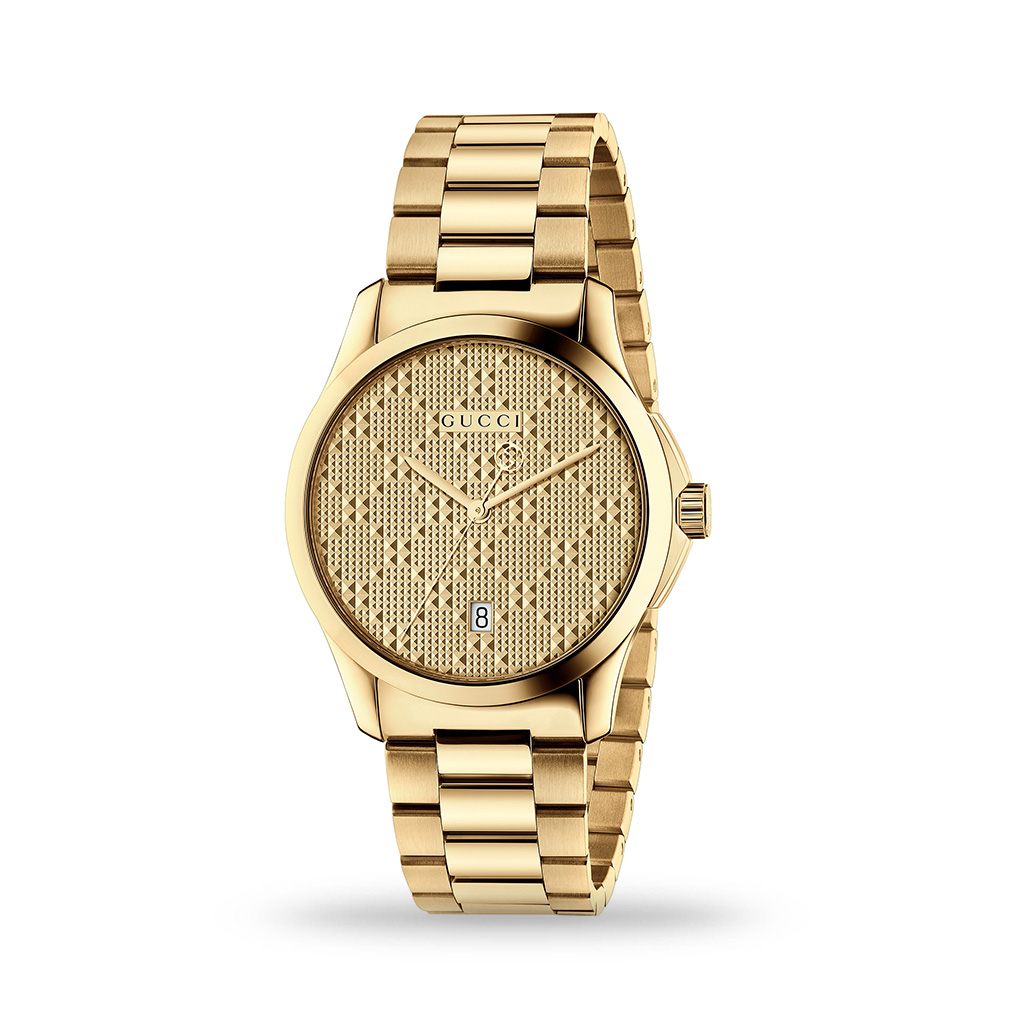 gucci gold bracelet watch