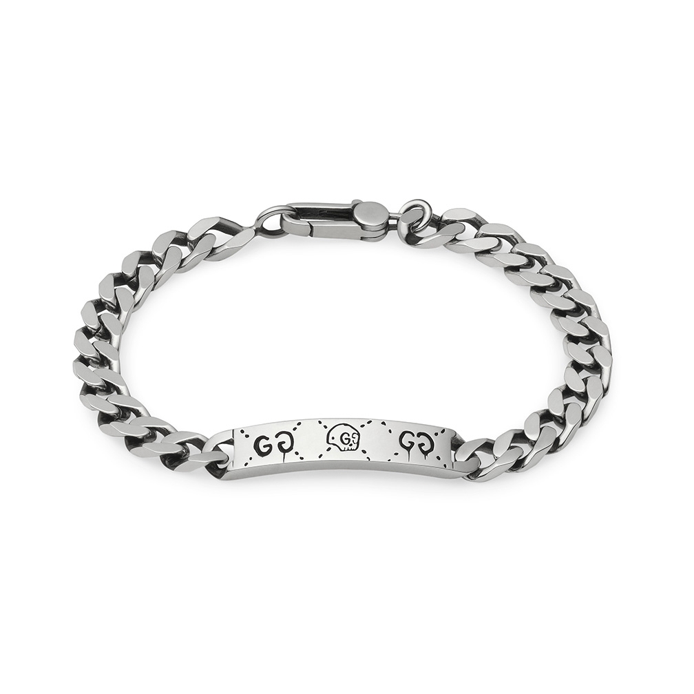 gucci ghost silver bracelet