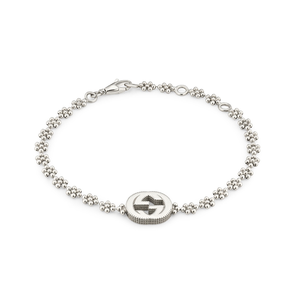 interlocking g bracelet in silver