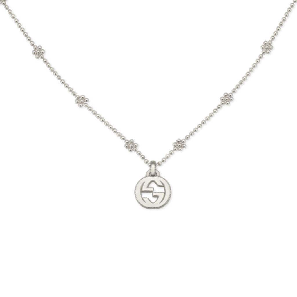 gucci silver necklace jewellery