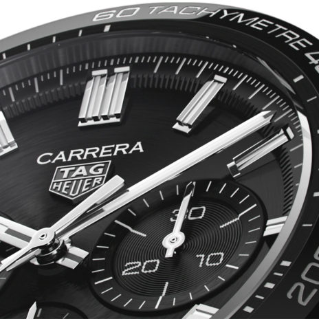 TAG Heuer Carrera Automatic Chronograph Black Dial 44mm Bracelet