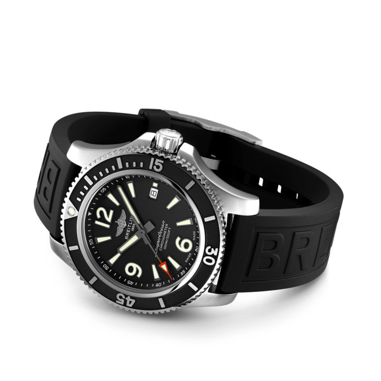 Breitling Superocean Automatic 44mm Black Rubber Strap