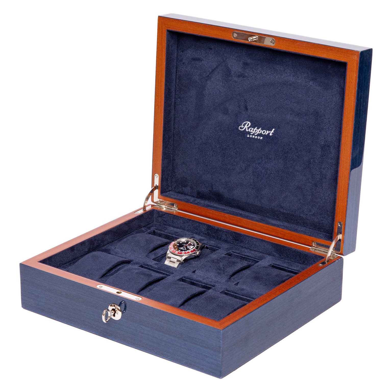 Rapport Heritage Eight Watch Box - Blue | Gregory Jewellers