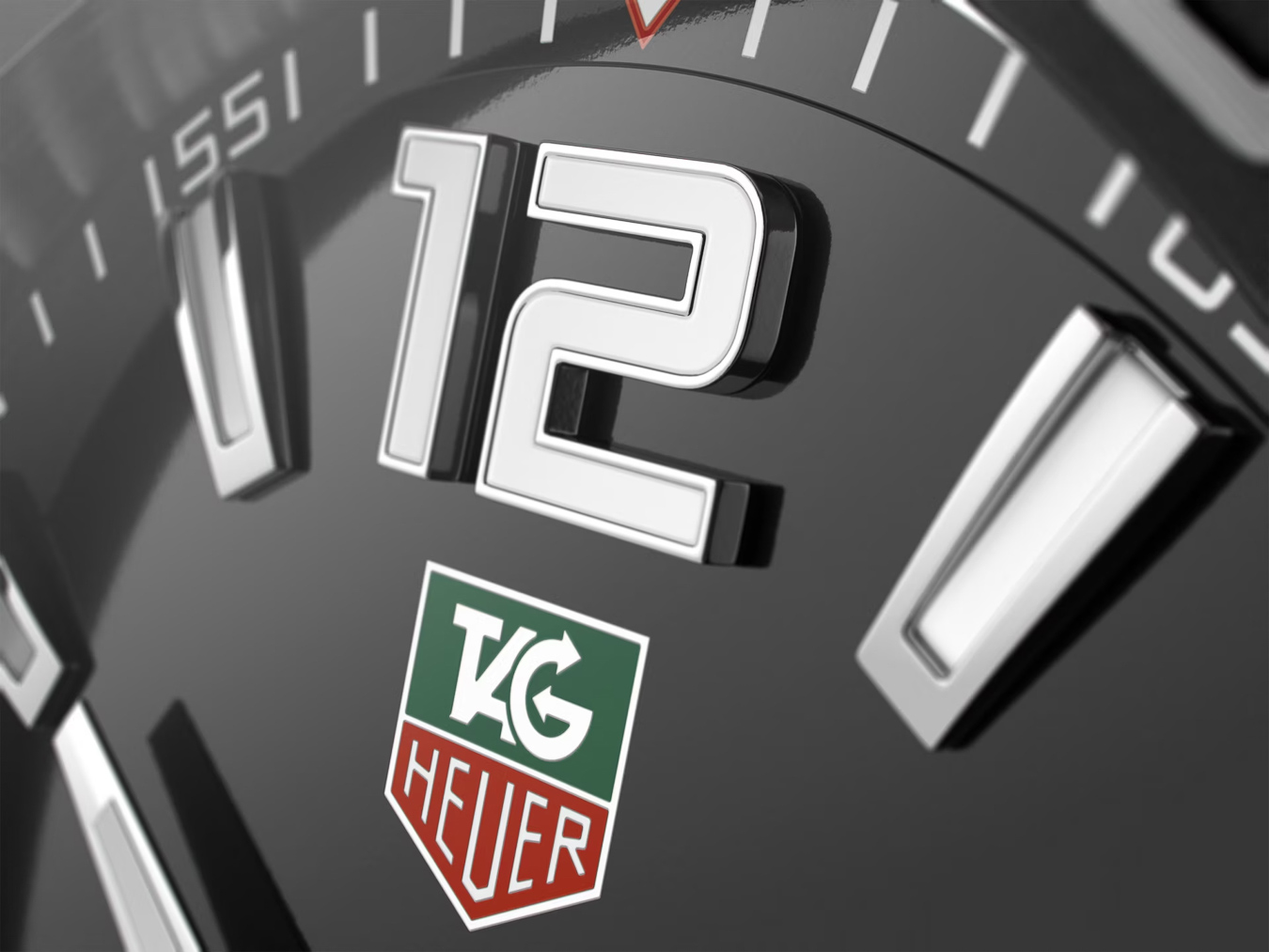 TAG Heuer Formula 1 Quartz Watch - Black Opalin Dial and Black Perforated  Rubber Strap 41mm Watch