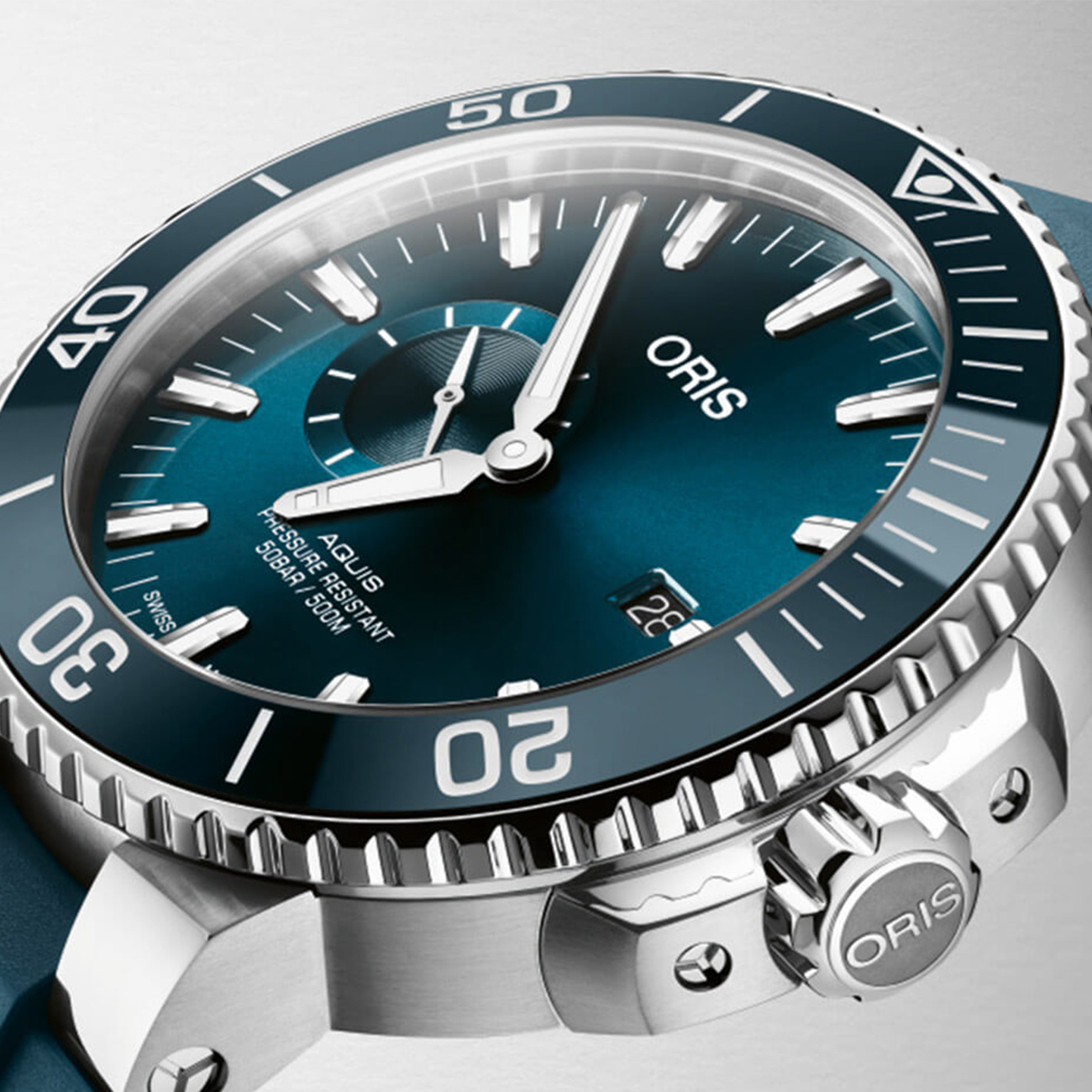 ORIS Aquis Small Second Date 45mm Gregory Jewellers