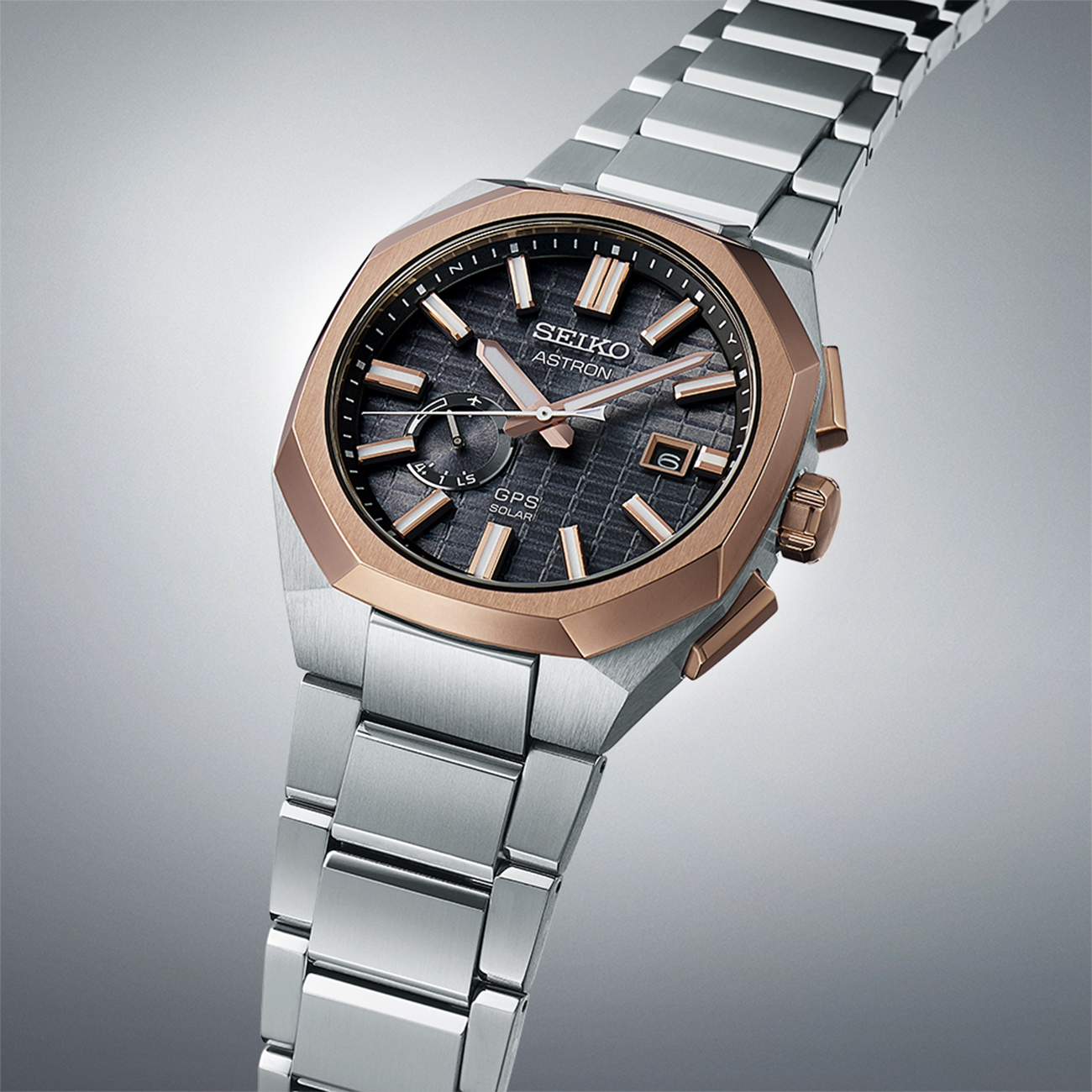 Seiko astron shop rose gold