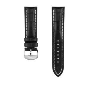 Breitling Black Alligator Leather Watch Strap 22mm - 1026P