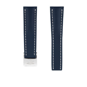 Breitling Blue Calfskin Leather Watch Strap 24mm - 102X