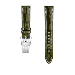 Breitling Green Alligator Leather Watch Strap 18mm - 1070P