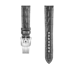 Breitling Grey Alligator Leather Watch Strap 18mm 1078P