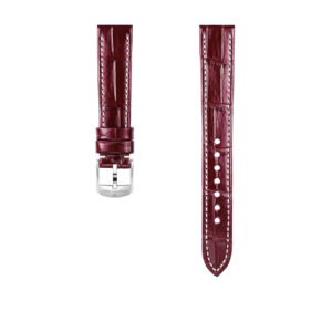 Breitling Burgundy Alligator Leather Watch Strap 16mm - 1079P