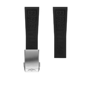 Breitling Black Diver Pro Rubber Watch Strap 24mm - 155S