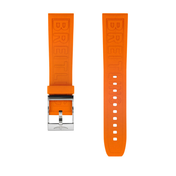 Breitling Orange Diver Pro Rubber Watch Strap 22mm - 174S