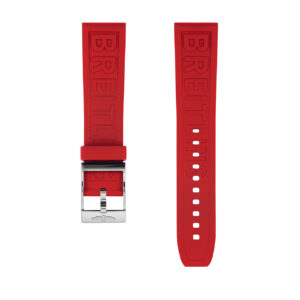 Breitling Red Diver Pro Rubber Watch Strap 22mm - 180S