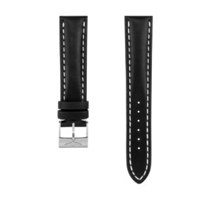 Breitling Black Novo Nappa Calfskin Leather Watch Strap 20mm - 428X