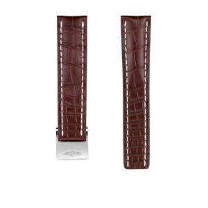 Breitling Brown Alligator Leather Watch Strap 22mm 740P