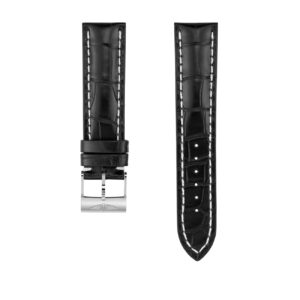 Breitling Black Alligator Leather Watch Strap 22mm | 743P