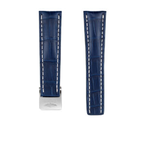 Breitling Blue Alligator Leather Watch Strap 24mm 747P