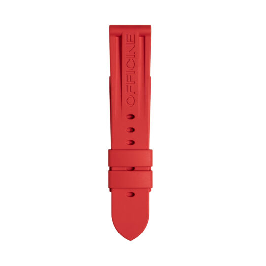 Panerai Red Rubber Watch Strap 24mm - Gregory Jewellers