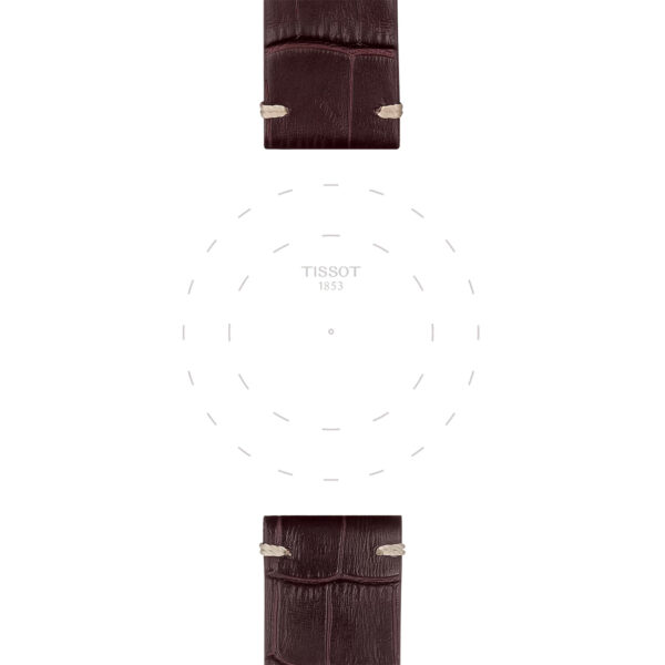 Tissot Official Brown Leather Watch Strap T852046773