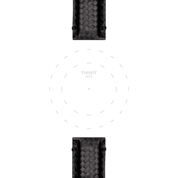 Tissot Official Black Fabric Watch Strap T852046829