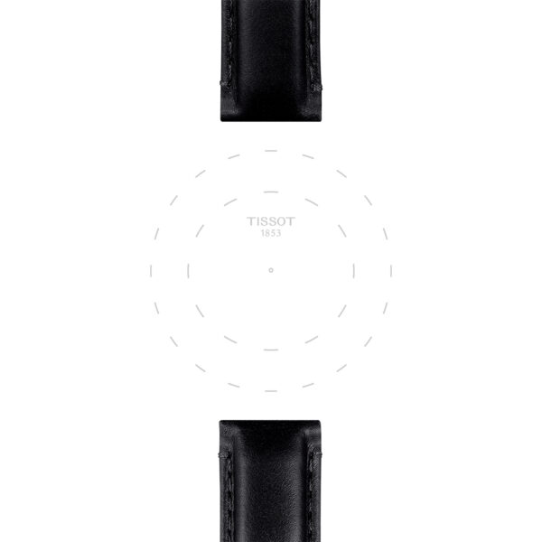 Tissot Official Black Leather Watch Strap T852046834