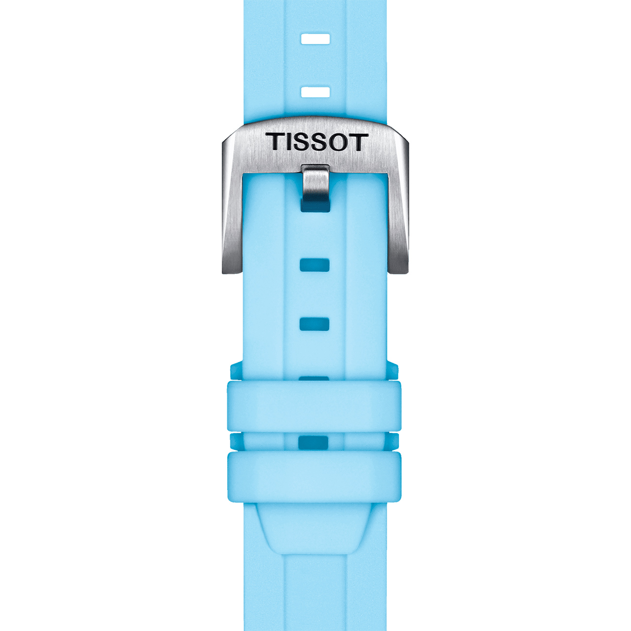 Tissot Official Blue Silicone Watch Strap 18mm