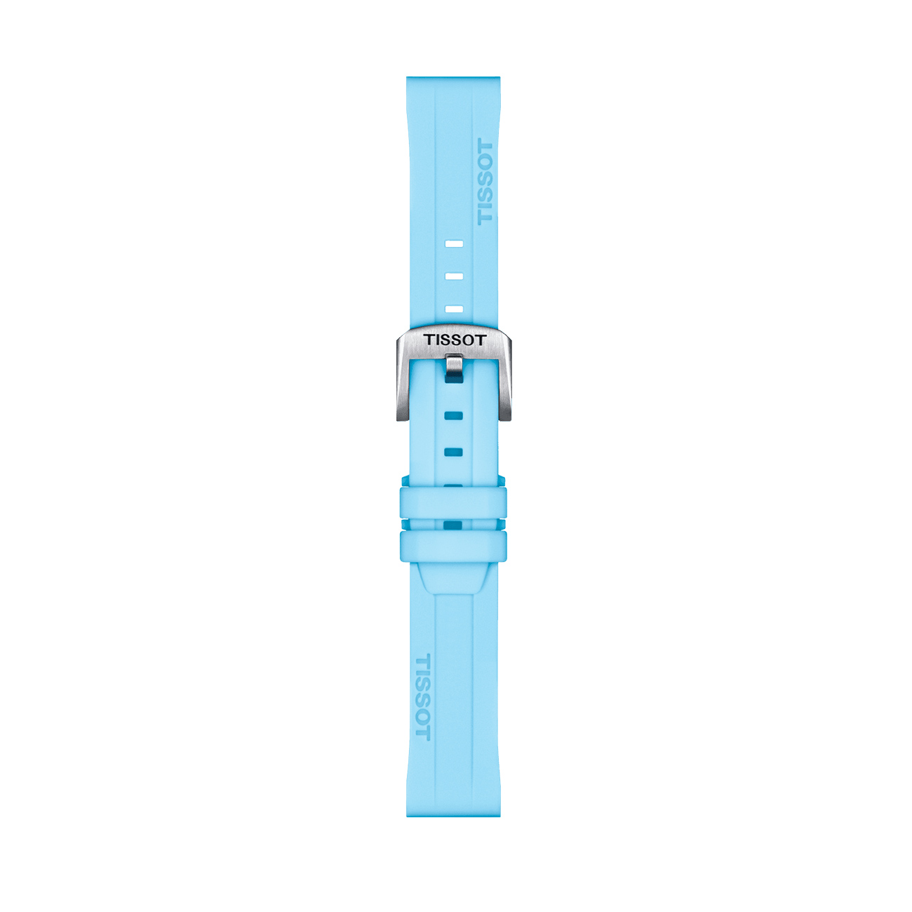 Tissot Official Blue Silicone Watch Strap 18mm