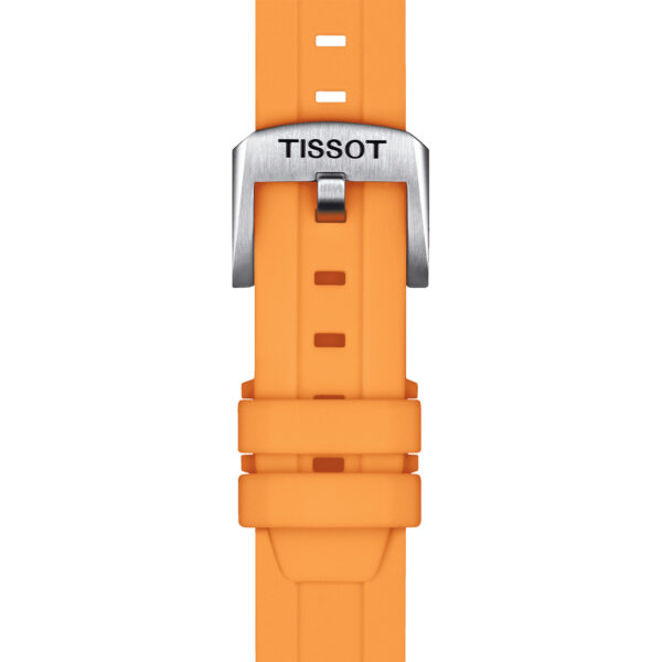 Tissot Official Orange Silicone Watch Strap T852047452