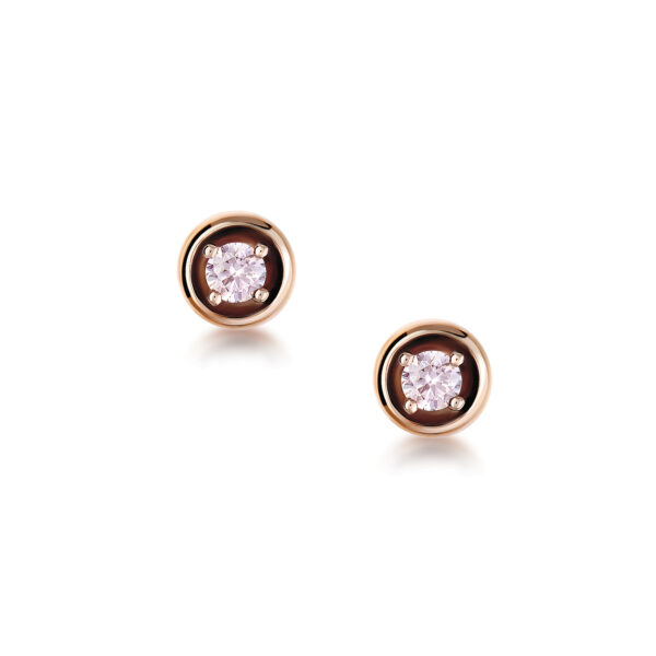 White & Argyle Pink Diamond Blush Ophelia Earrings | BPE-RDNSB0701