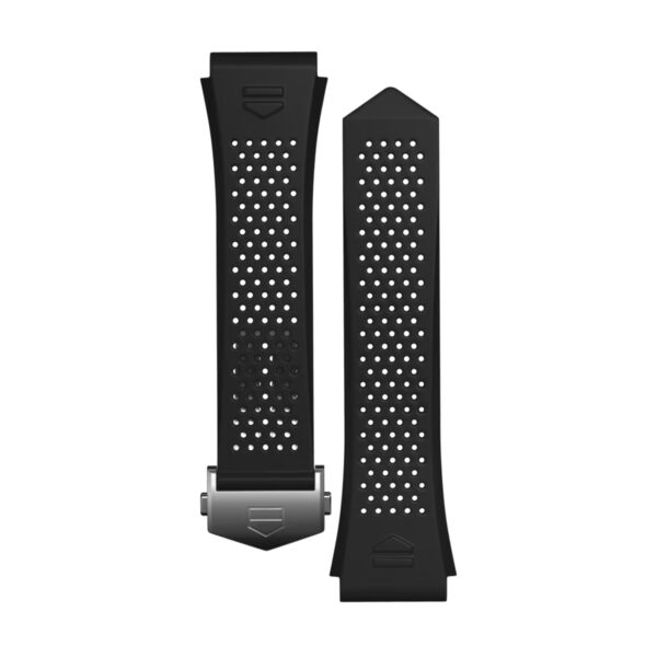 TAG Heuer Black Rubber Watch Strap BT6259