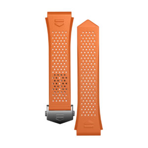 TAG Heuer Orange Rubber Watch Strap BT6265