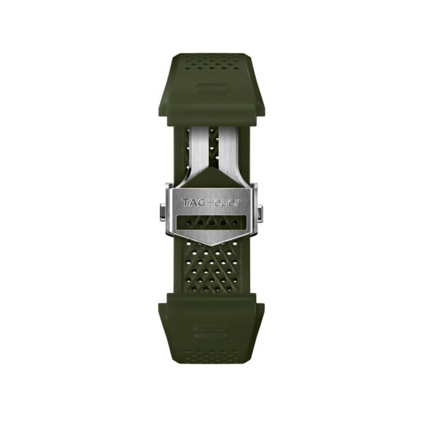 TAG Heuer Khaki Rubber Watch Strap - BT6266