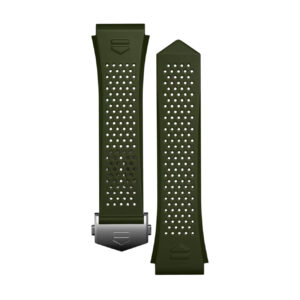 TAG Heuer Khaki Rubber Watch Strap - BT6266