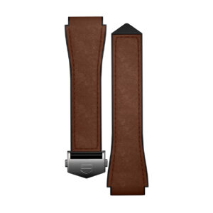 TAG Heuer Brown Bi-Material Leather Watch Strap Calibre E4 45mm - BT6270