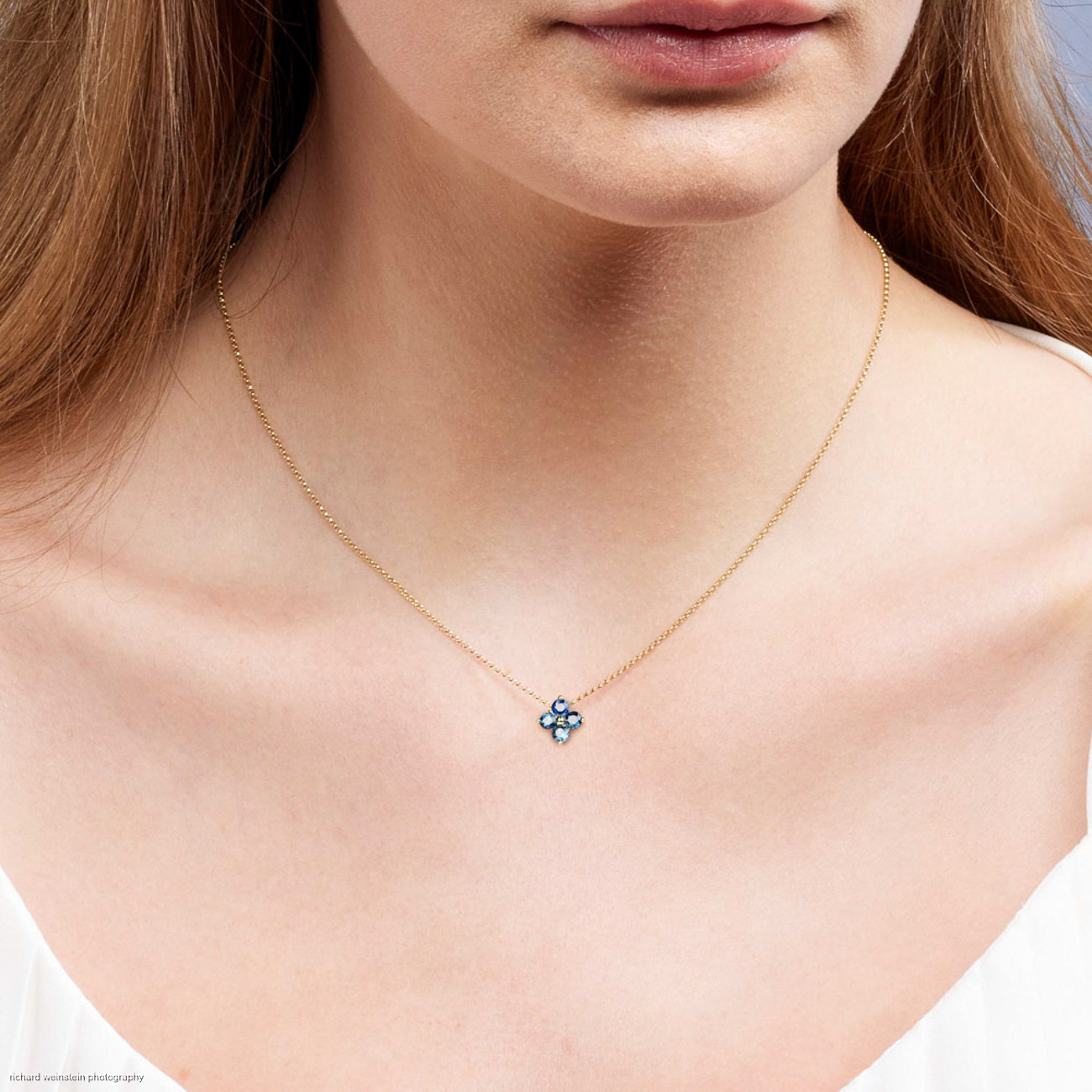 Blue Australian Sapphire Rianna Necklace