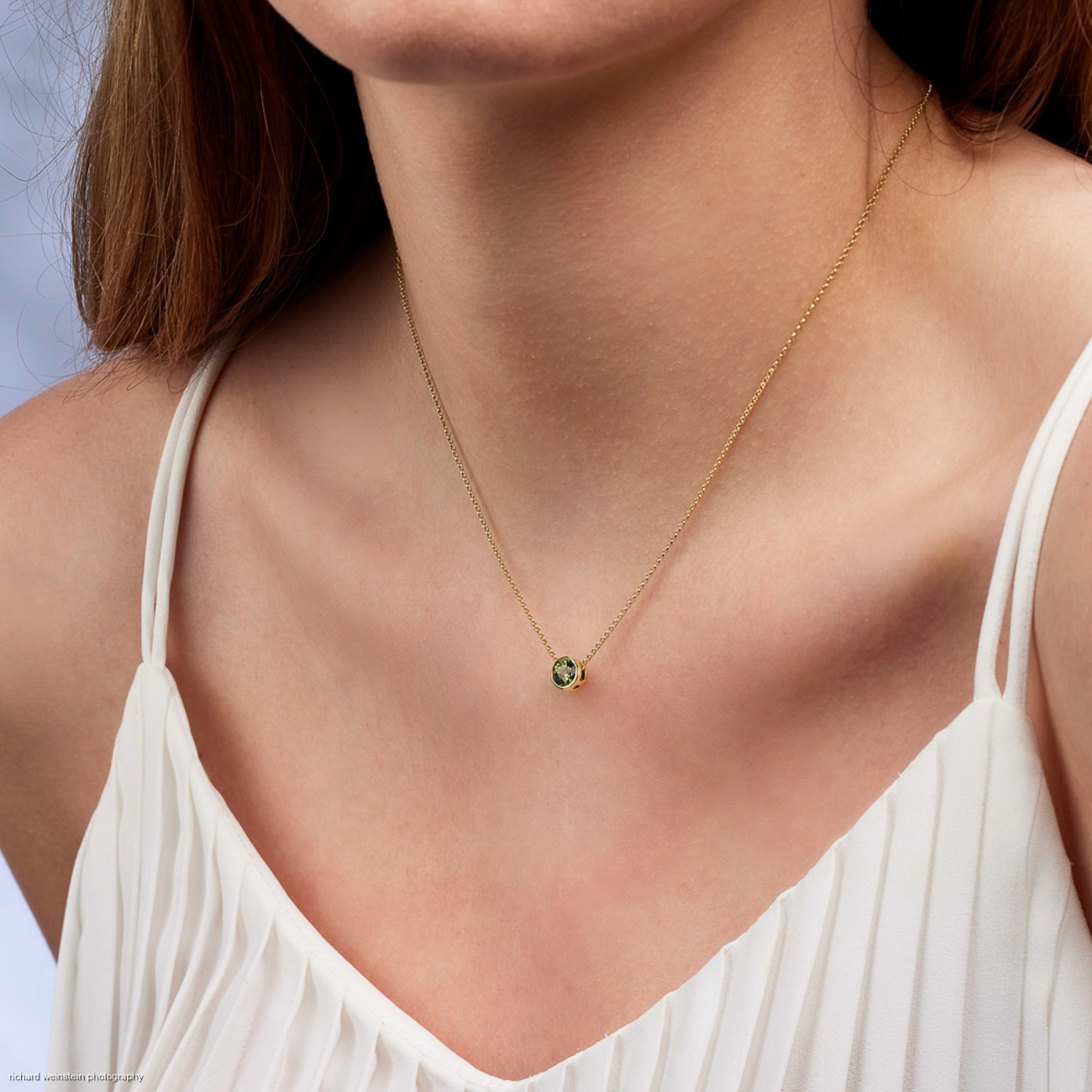 Green Australian Sapphire Adelia Necklace