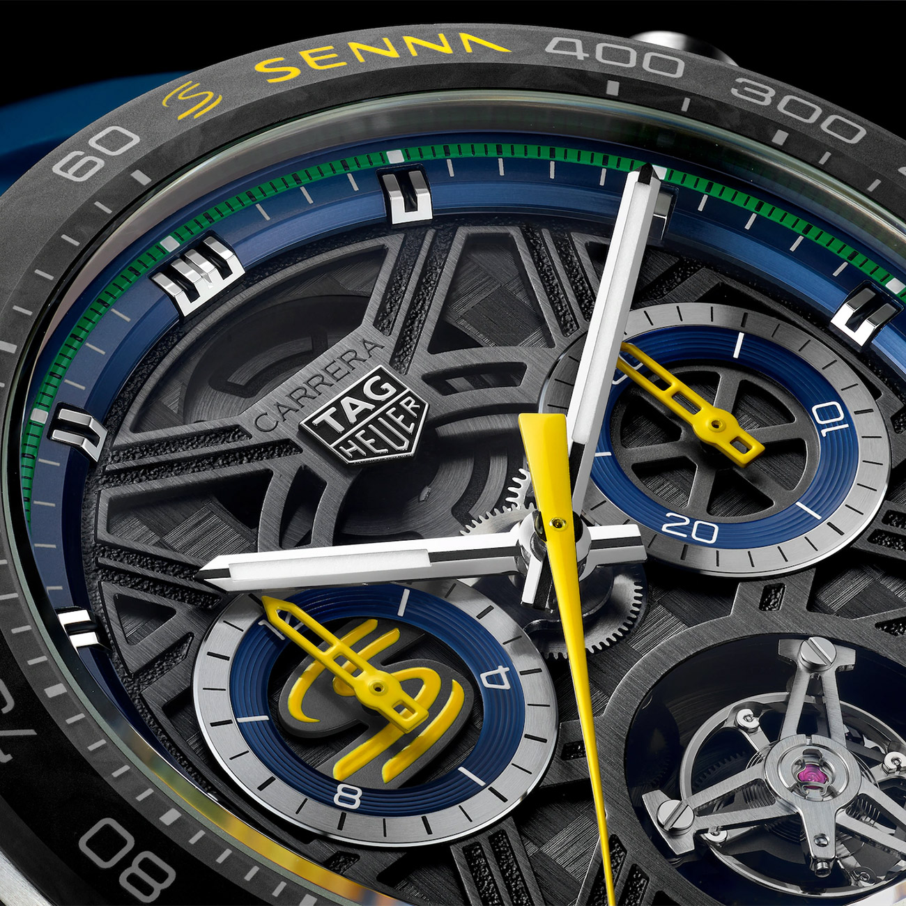 TAG Heuer Carrera Chronograph Extreme Sport Tourbillon X Senna 44mm