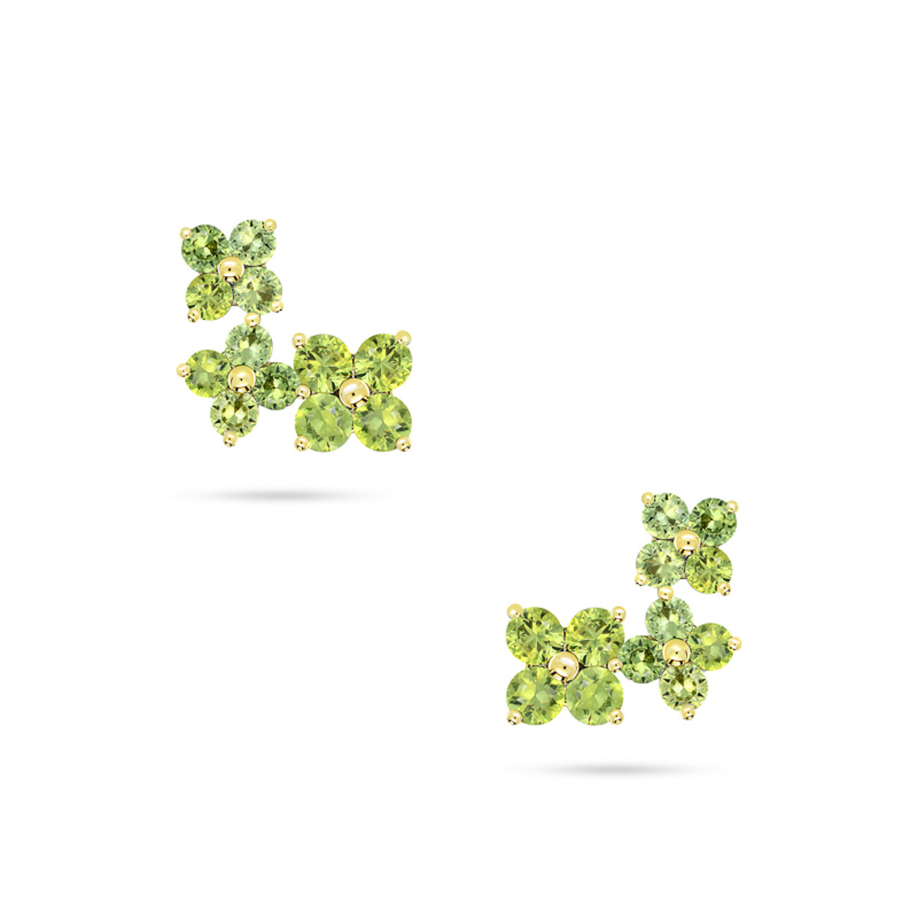 Light Green Australian Sapphire Tinka Earrings