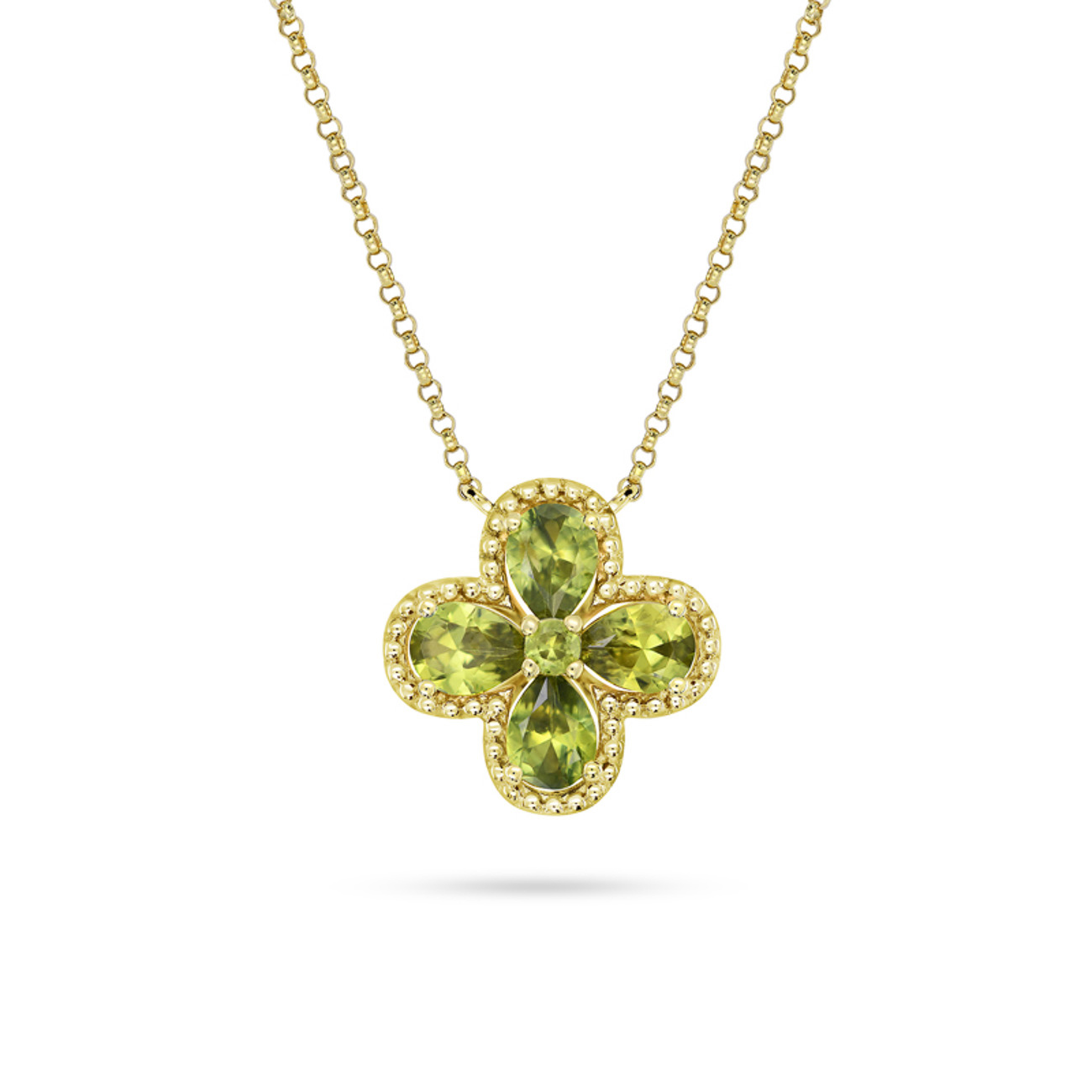 Green Australian Sapphire Gymea Necklace