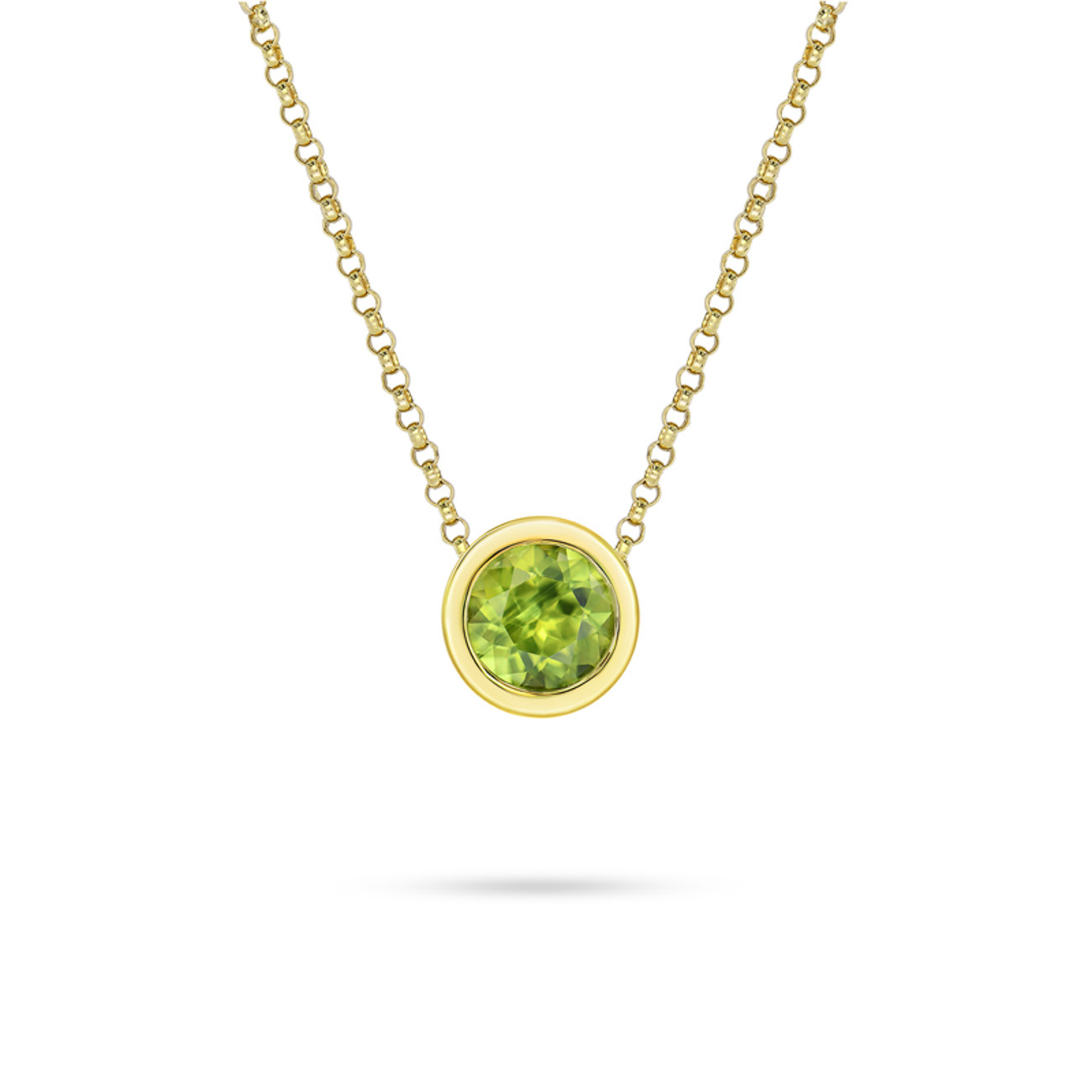 Green Australian Sapphire Adelia Necklace