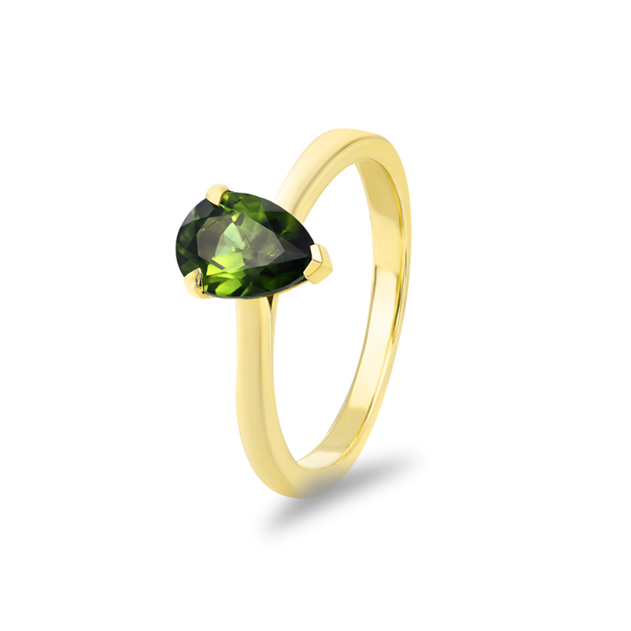 Green Australian Sapphire Maira Ring