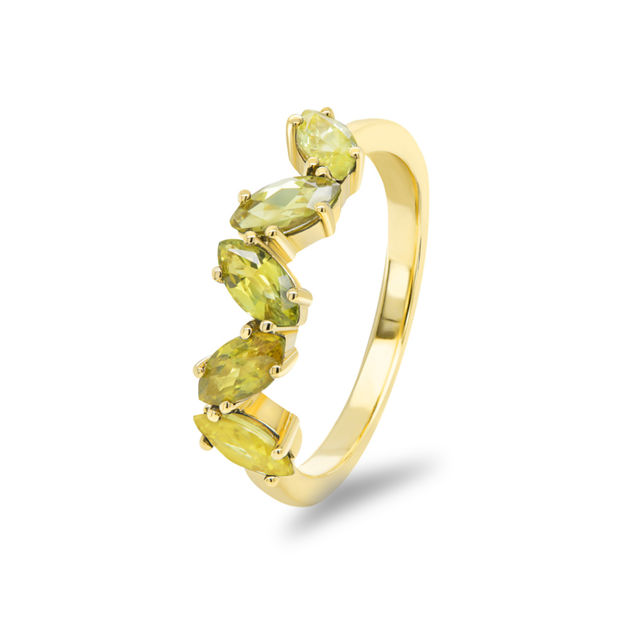 Yellow Australian Sapphire Matilda Ring