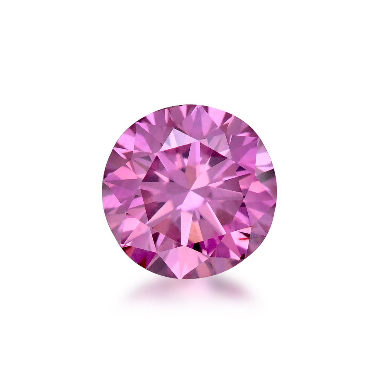 Argyle pink diamond Round 1P VS2 1=0.23CT