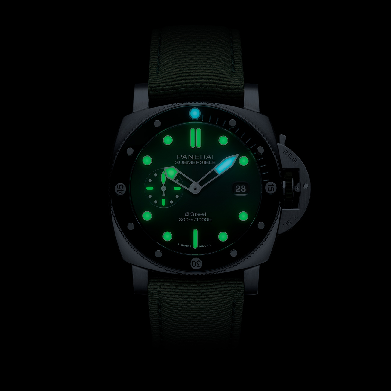 Panerai Submersible QuarantaQuattro Verde Smeraldo 44mm